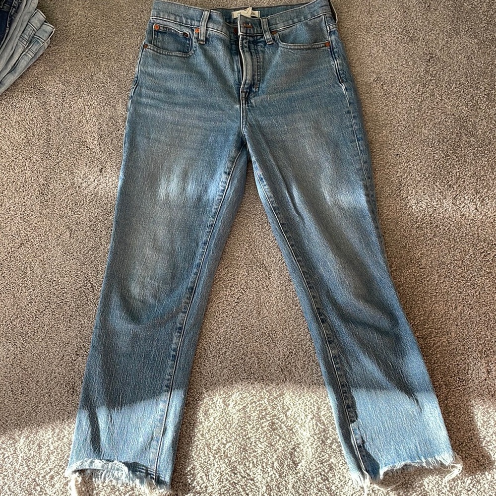 Madewell The Perfect Vintage Crop Jean in medium wash